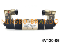 тип путь 24VDC 220VAC 4V120-06 Airtac клапана соленоида 5/2 катушки двойника пневматический