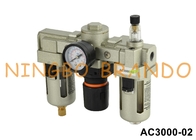 AC3000-02 1/4&quot; SMC тип Пневматический фильтр регулятор смазка Обработка источника воздуха