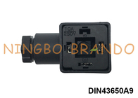 DIN43650A PG9 2P+E соленоидный контакт катушки клапана IP65 AC DC черный