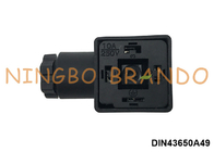 PG9 3P+E DIN43650A Соленоидный соединитель катушки клапана AC DC IP65 Черный