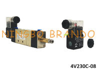 Тип клапан АйрТАК соленоида пути 4В230К-08 5/3 пневматический с алюминиевым телом для автоматизации АК220В ДК24В