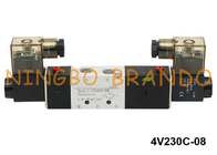 Тип 5/3 клапан соленоида 24VDC пути пневматический 220VAC 4V230C-08 Airtac