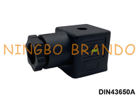 DIN 43650 a черноты соединителя штепсельной вилки катушки клапана соленоида DIN 43650A