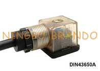 Соединитель катушки клапана соленоида формы a DIN 43650 с DIN 43650A кабеля