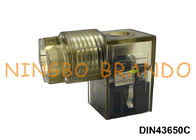 DIN 43650C соединителя гнезда катушки клапана соленоида c формы DIN 43650