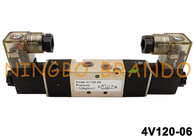 4V120-06 Airtac 5/2 пневматических клапанов воздуха 24VDC соленоида 220VAC