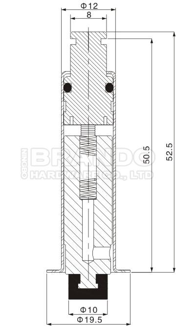 Размер типа набора K0380 M1131B Goyen соленоида клапана ИМПа ульс: