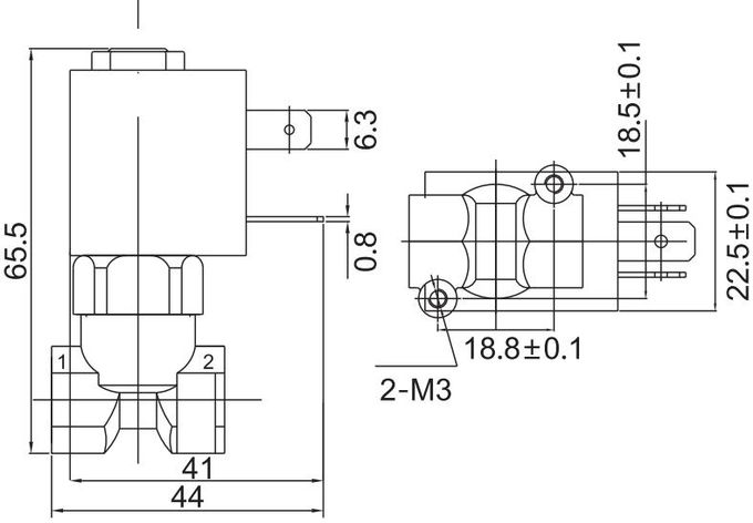Тип латунный клапан 5503 CEME соленоида для электронного уборщика 12V 24V 110V 220V 1 утюга пара