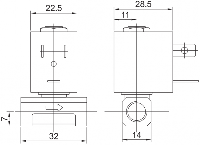 Тип латунный клапан 5503 КЭМЭ соленоида для электронного уборщика 12В 24В 110В 220В 0 утюга пара