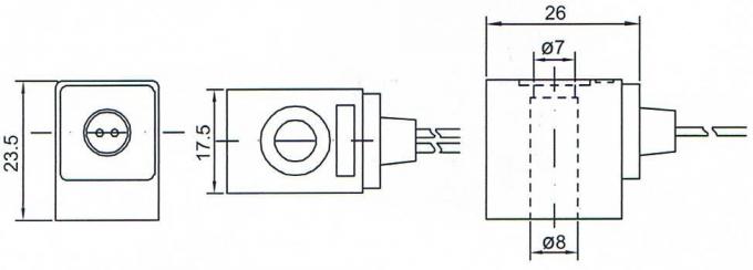 Размер катушки соленоида пневматического клапана серии 4V110: