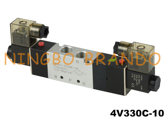 4V330C-10 3/8&quot; ДК 220В ДК 220В двойного соленоида пневматического регулятора воздуха