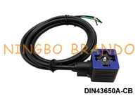 DIN43650A делают IP67 водостойким отлили соединитель в форму катушки клапана соленоида кабеля с СИД
