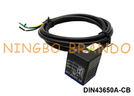 DIN43650A делают IP67 водостойким отлили соединитель в форму катушки клапана соленоида кабеля с СИД