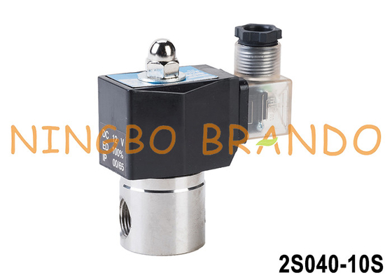 2S040-10 3/8&quot; Вода Воздух Масло Нержавеющая сталь Соленоидный клапан 12V 24V 110V 220V