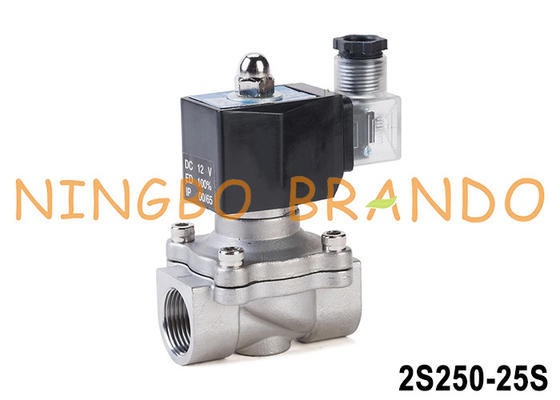2S250-25 1 &quot;Соленоидный клапан из нержавеющей стали для водогазового масла 24V 220V