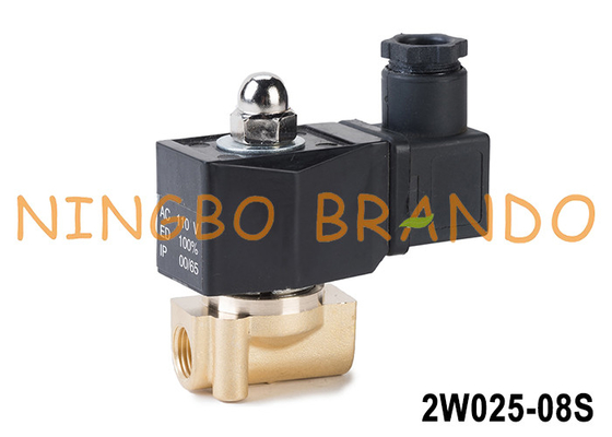 2W025-08 1/8&quot; латунный соленоидный клапан с катушкой IP65 12V 24V 110V 220V
