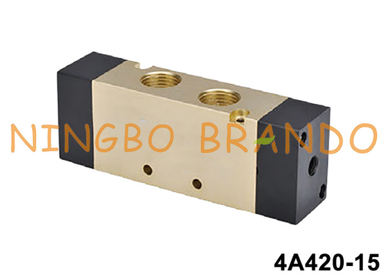 4A420-15 1/2&quot; двойной воздушный пилотный клапан 5/2 направленный пневматический контроль