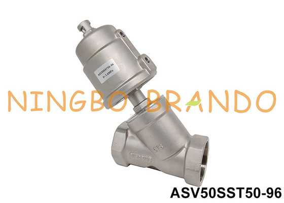 2'' DN50 2/2 Way Пневматический угол клапана сиденья поршень работает