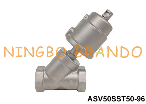 2'' DN50 2/2 Way Пневматический угол клапана сиденья поршень работает