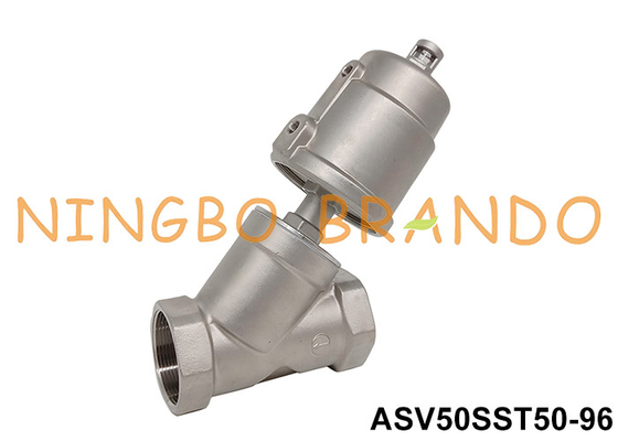 2'' DN50 2/2 Way Пневматический угол клапана сиденья поршень работает