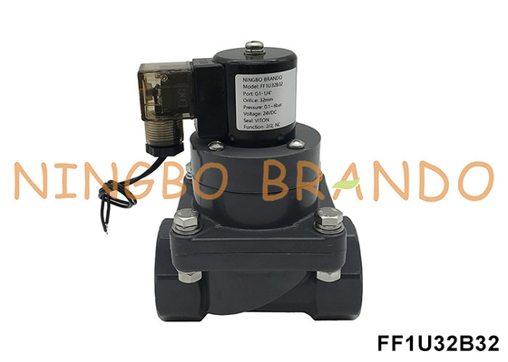 1-1/4&quot; DN32 Коррозионностойкий UPVC соленоидный клапан для химической кислоты 24V 220V