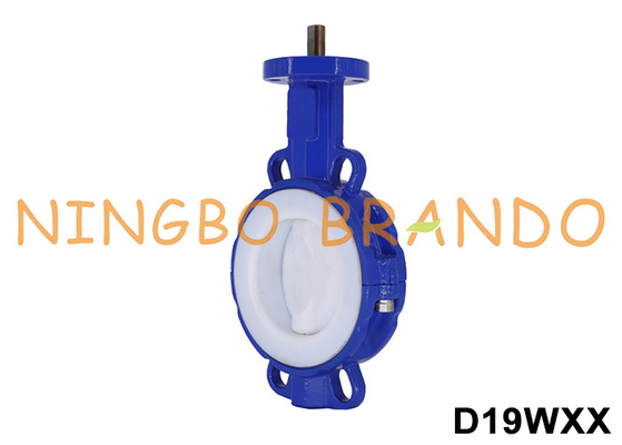 Вентиль бабочки типа безголового вафера с подкладкой из ПТФЕ от DN40 до DN700