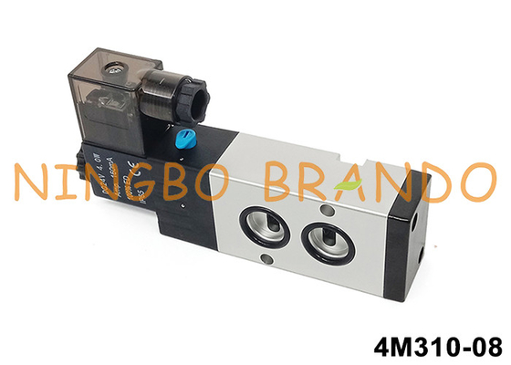 Airtac тип 4M310-08 Намур Пилот соленоидный клапан 5/2 Way 24V 220V