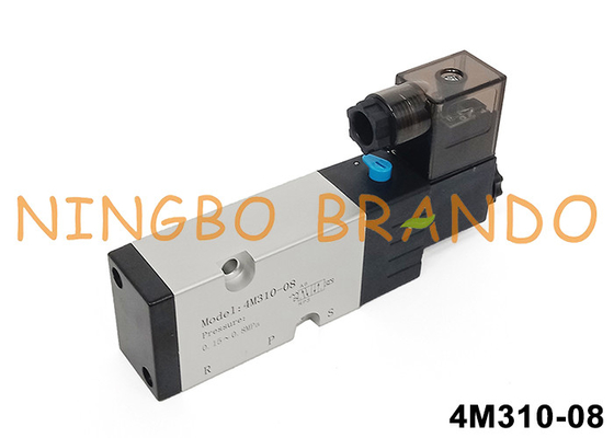 Airtac тип 4M310-08 Намур Пилот соленоидный клапан 5/2 Way 24V 220V