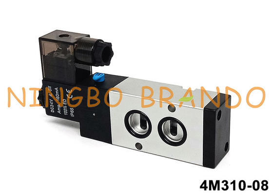 Airtac тип 4M310-08 Намур Пилот соленоидный клапан 5/2 Way 24V 220V