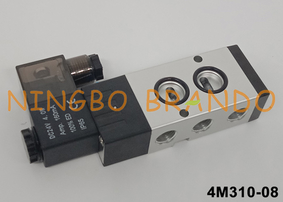 Airtac тип 4M310-08 Намур Пилот соленоидный клапан 5/2 Way 24V 220V