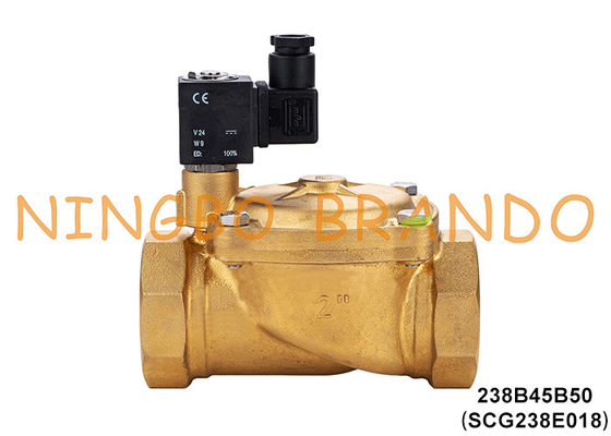 SCG238E018 2'' ASCO Тип латуниного соленоидного клапана 2-сторонний NC 220V 110V 24V
