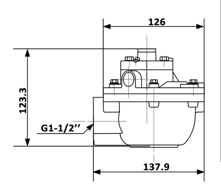 1.5' RCA45T Goyen тип пульсовый реактивный клапан для промышленного багажника