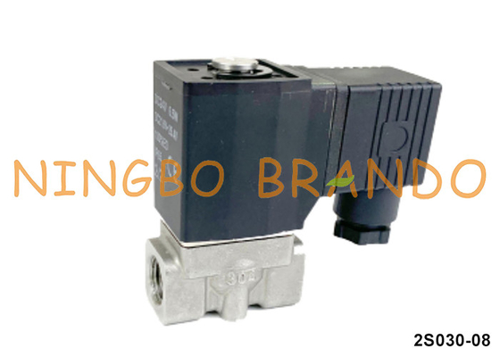 2S030-08 Аэратак тип соленоидный клапан из нержавеющей стали 24V 110V 220V 1/4&quot;