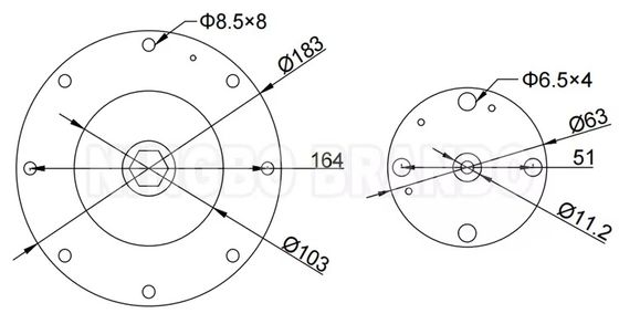 K5004 K5000 Комплект по ремонту диафрагмы для 2'' Goyen CA50T CA62T импульсный клапан