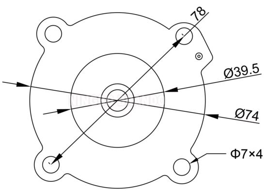 Ремкомплект диафрагмы VP25 для импульсного клапана HUANENG MD125 1 дюйм