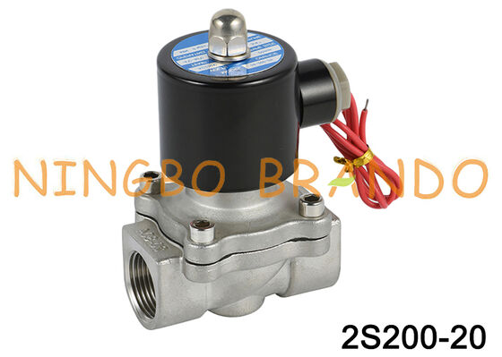 2S200-20 3/4'' 2/2 Way Norally Closed Water Solenoid Valve из нержавеющей стали