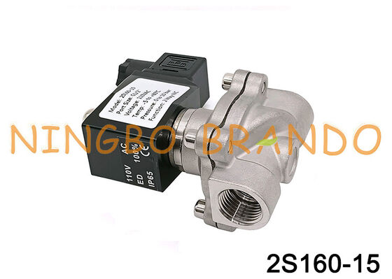 2S160-15 1/2-дюймовый 2/2-ходовой мембранный клапан из нержавеющей стали