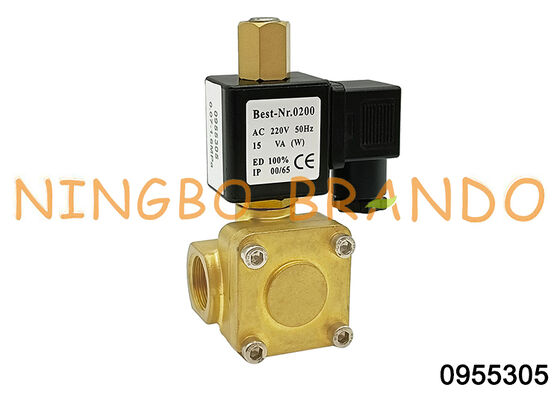 0955305 1/2'' Normally Open Brass Solenoid Valve 220V 110V 24V