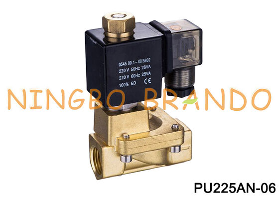 3/4 Inch Normally Open Brass Solenoid Valve NO PU225A-06