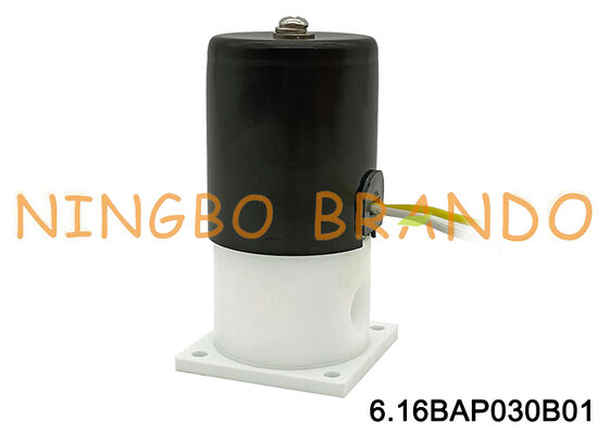 1/8" клапан соленоида ПТФЭ для кисловочной изоляции коррозионной устойчивости алкалиа