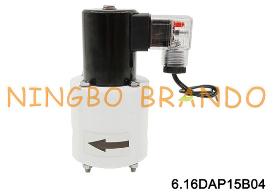 1/2" антикоррозионный электромагнитный клапан из ПТФЭ для кислотно-щелочных химикатов