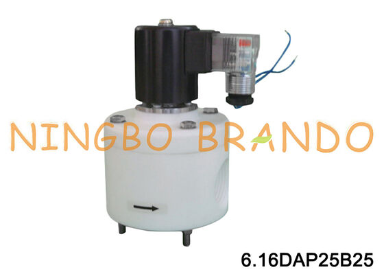 1" алкали анти- корозионного клапана соленоида ПТФЭ химически устойчивый