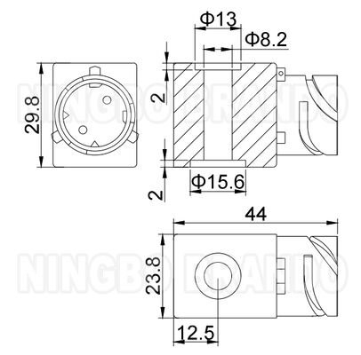 FEM-5KB 24VDC 5W соленоидная катушка для старого AE1141 KNORR-BREMSE клапана подъемной оси