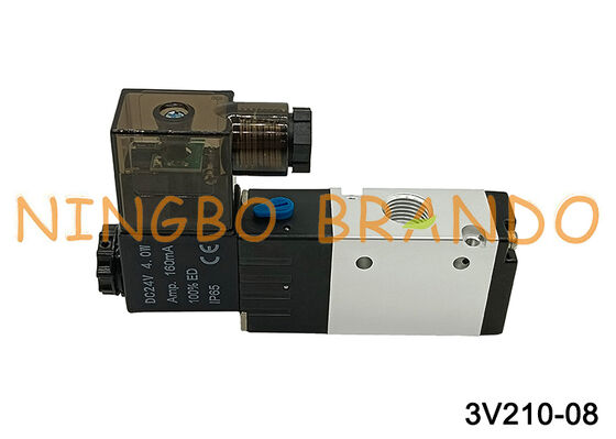 Airtac Тип 3V210-08-NC 3V210-08-NO Электромагнитный клапан 3/2-ходовой, серия 3V200