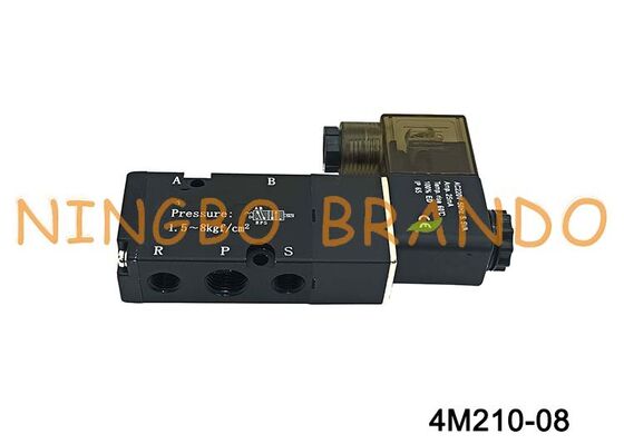 Электромагнитный клапан Airtac типа 4M210-08 NAMUR 4M21008A, 5/2-ходовой, серия 4M