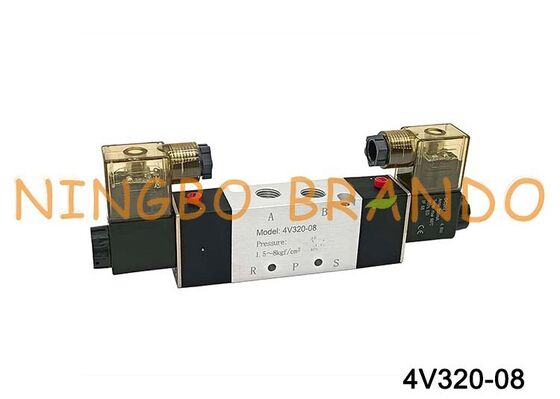 Тип воздушные клапаны электромагнитных клапанов AIRTAC 4V320-08 AC220V 110V DC12V 24V