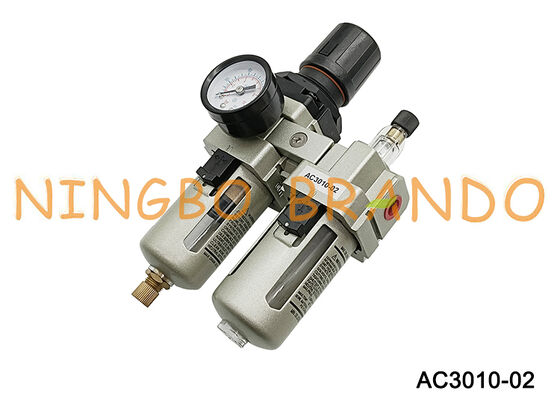AC3010-02 1/4-дюймовый фильтр-регулятор-смазка FRL Пневматическая обработка источника воздуха