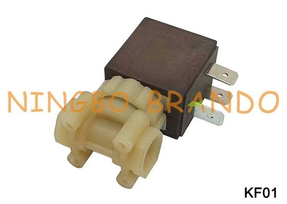 CEME тип 1/8" 2-ходовой NC пищевой безопасный пластиковый электромагнитный клапан для воды PA66 KF01