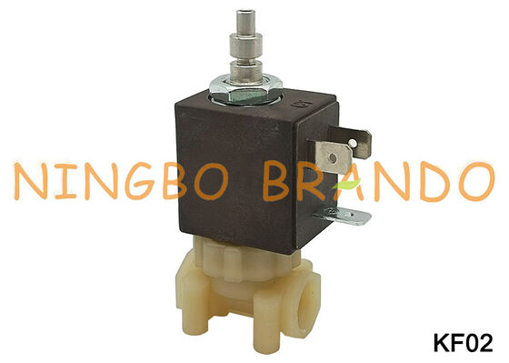 1/8" 3-ходовой NC пищевой безопасный кофеварка для эспрессо пластиковый электромагнитный клапан KF02