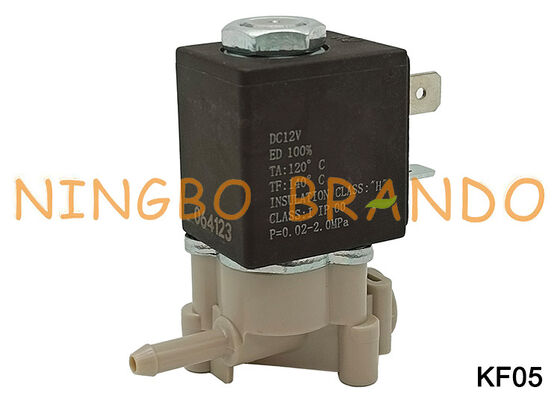 2 Way Normally Closed Nylon Plastic Water Solenoid Valve 1/8'' DC12V KF05